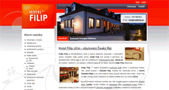 Desktop Screenshot of hotelfilip.cz